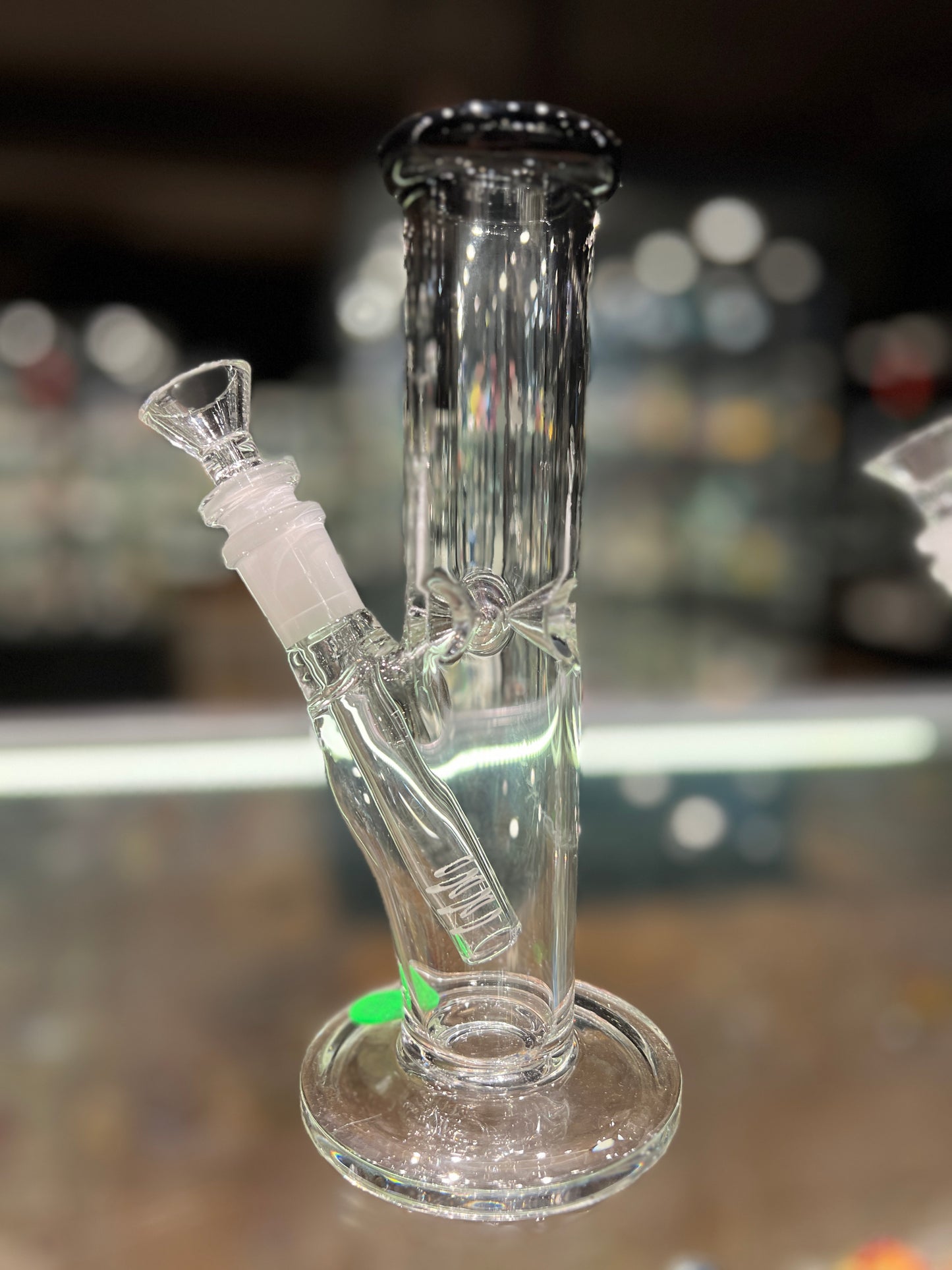 8" Mini Straight Tube with Color Accent (Color Options)