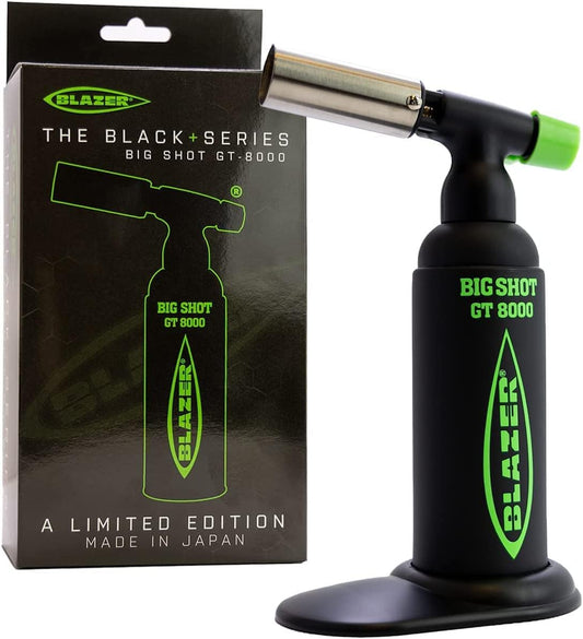 Blazer Big Shot GT 8000 Torch in Limited Edition Green -Glow in the Dark-