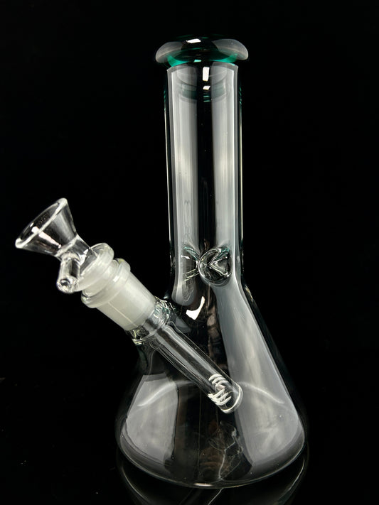 8" mini Beaker or Straight with Color Accent