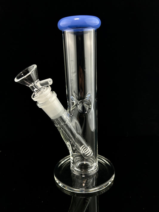 8" Mini Straight Tube with Color Accent (Color Options)