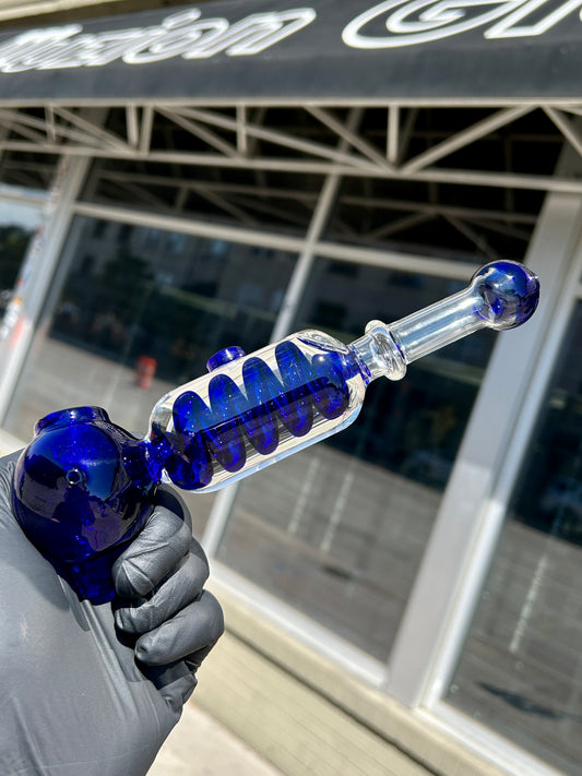 Large Glycerine Filled, Freezable Pipe With Built in Glass Screen