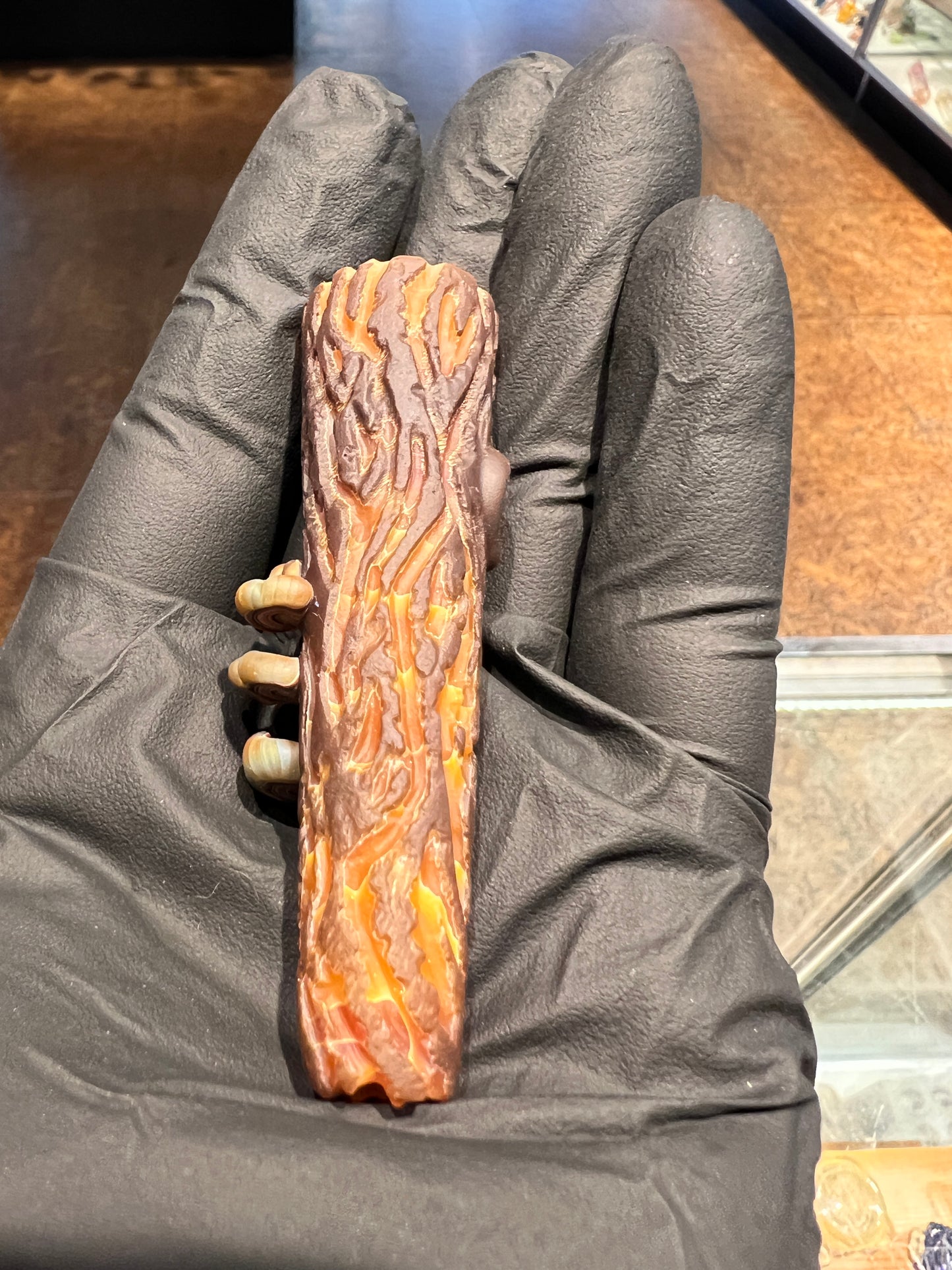 Amani Summerday Treebark Style Glass Chillum