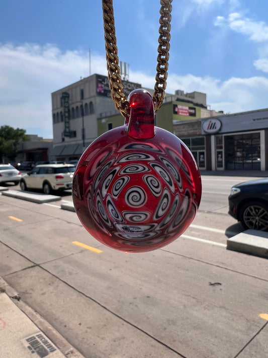 Kaja Glass Pomegranate Pendant