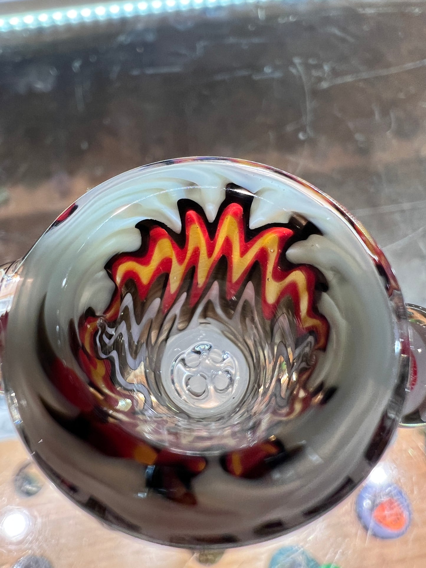 14MM WigWag Bowl with Built in Four Hole Screen