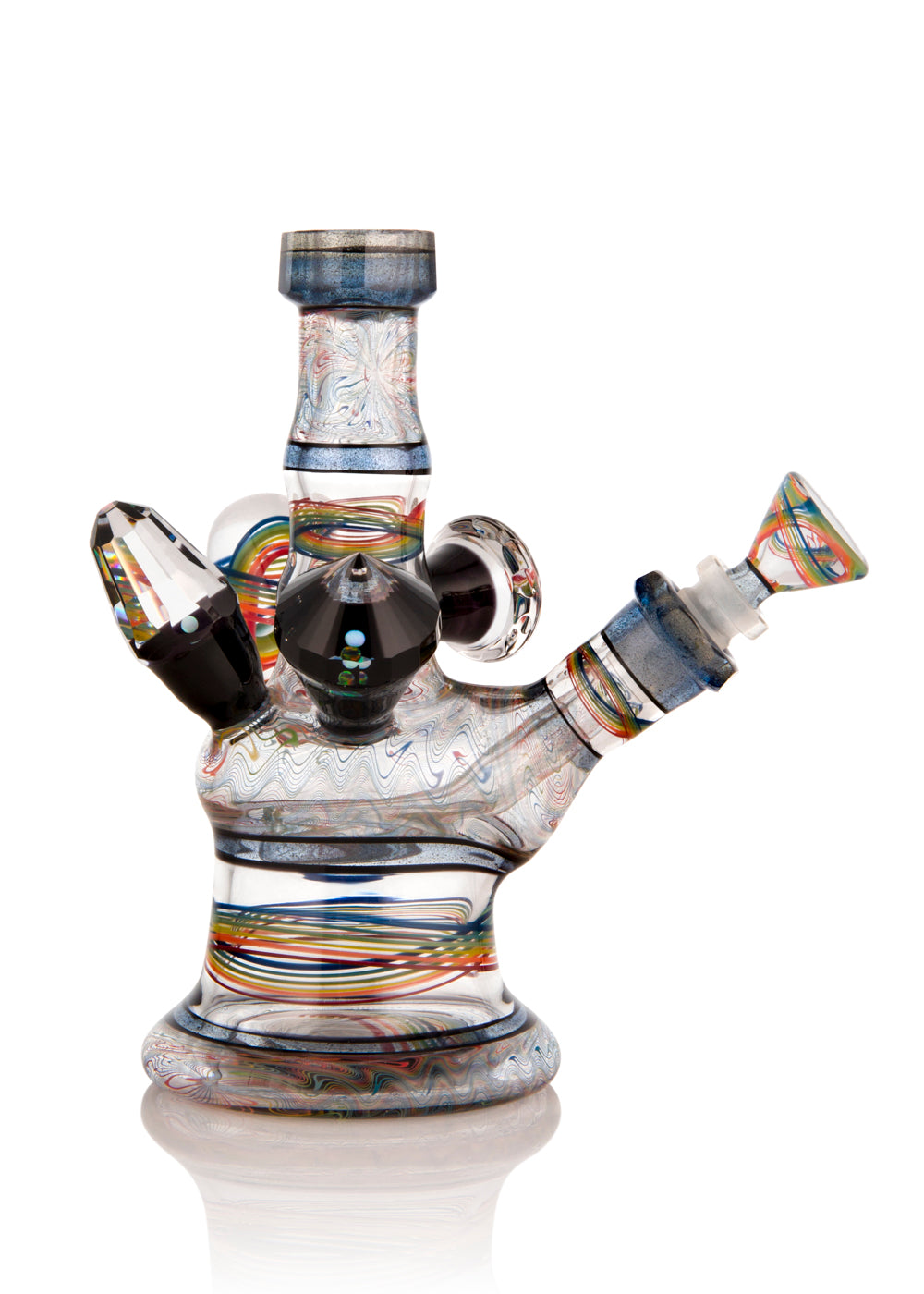 Rainbow Atypical Reticello Mini Tube Collaboration by Cowboy and The Kid