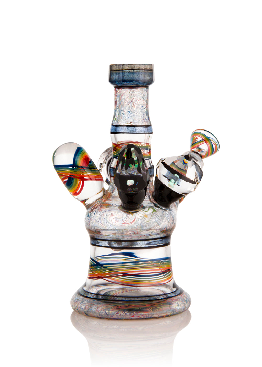 Rainbow Atypical Reticello Mini Tube Collaboration by Cowboy and The Kid