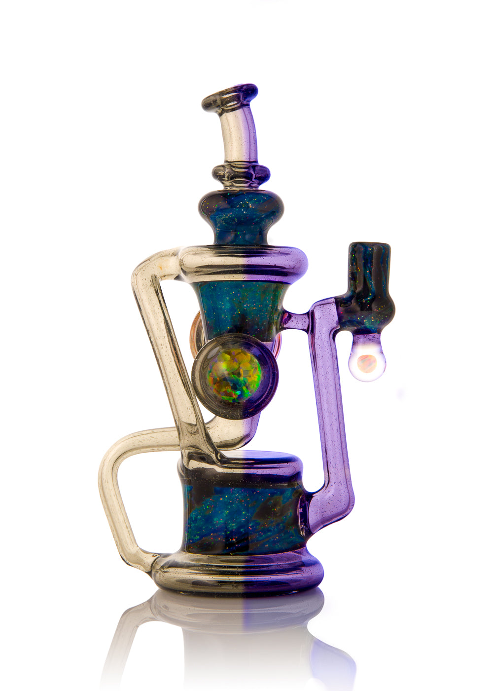 Z Cycler #8 in Blue Medusa CFL and Crushed Opal with Signed Pelican Recycler by Big Z