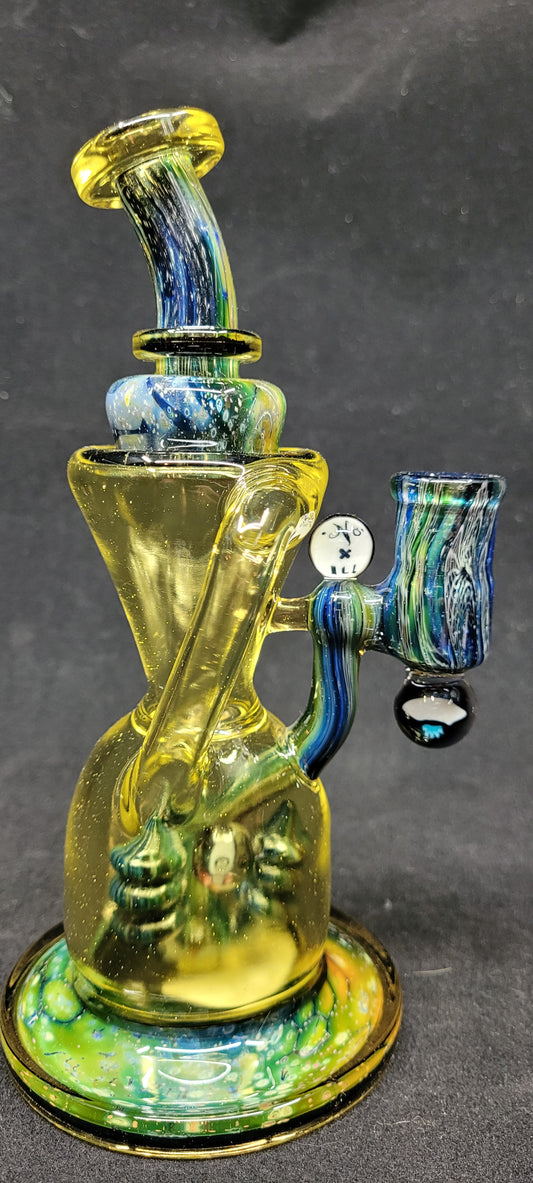 Serum Flux Satellite Vapor Bubbler Collaboration by Ill Glass and Nathan (N8) Miers