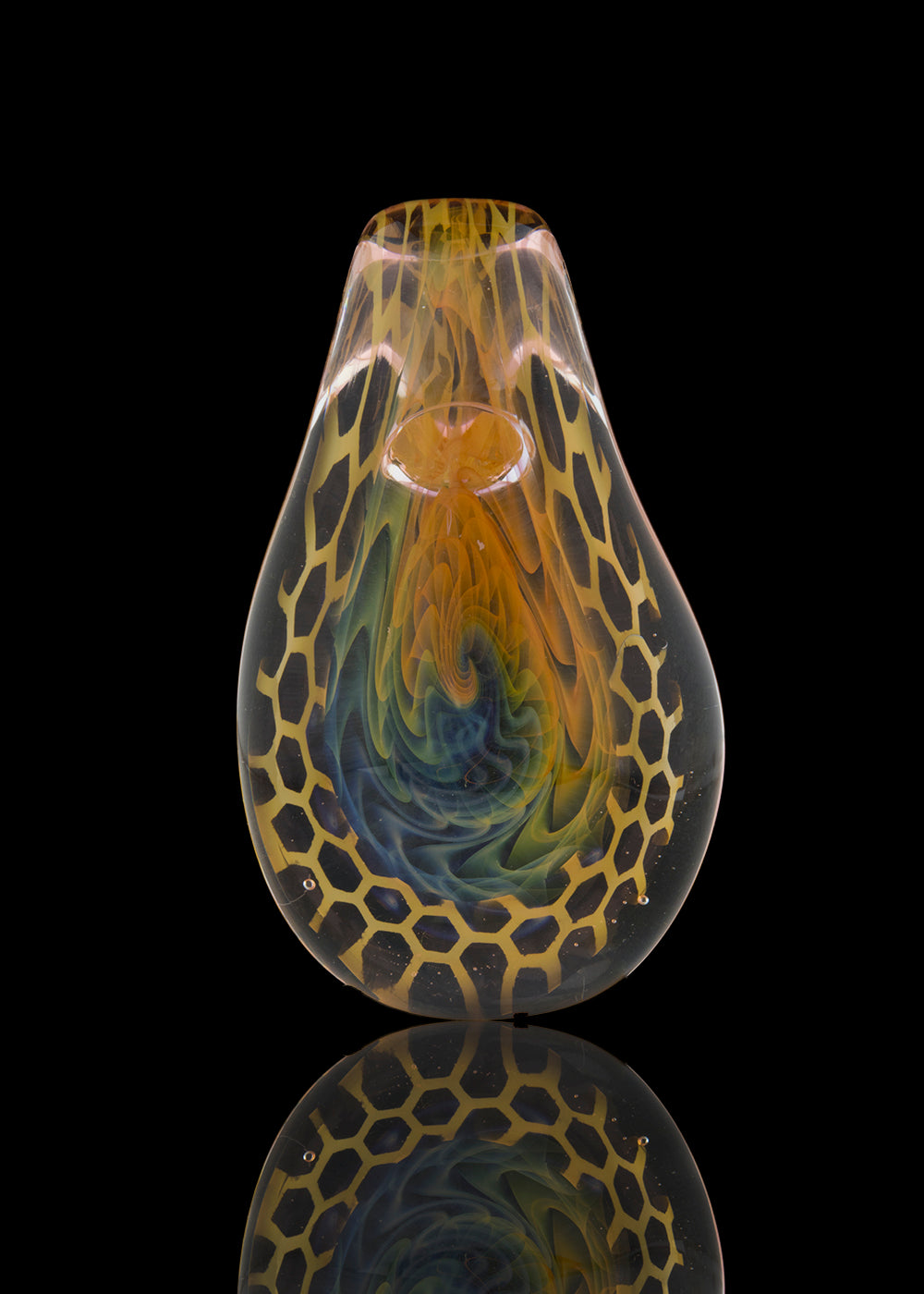 CFL Honeycomb Gild Pendant by El Hefe