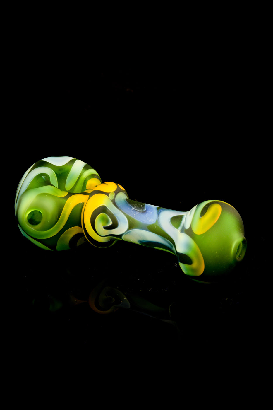 Frosted Full Color Spoon in Green by Willow and Quinn