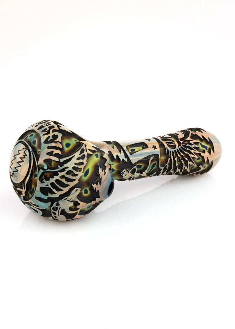 Grateful Dead Carved Spoon #4 by Liberty Glass