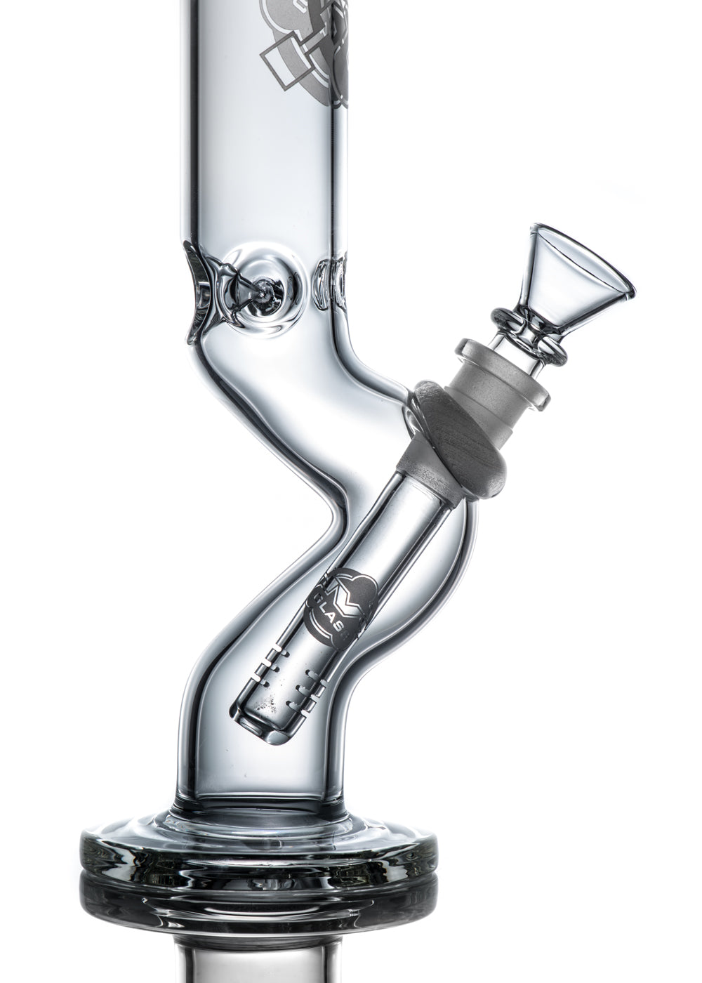 HVY 38mm Clear Straight with Bend Mini Tube