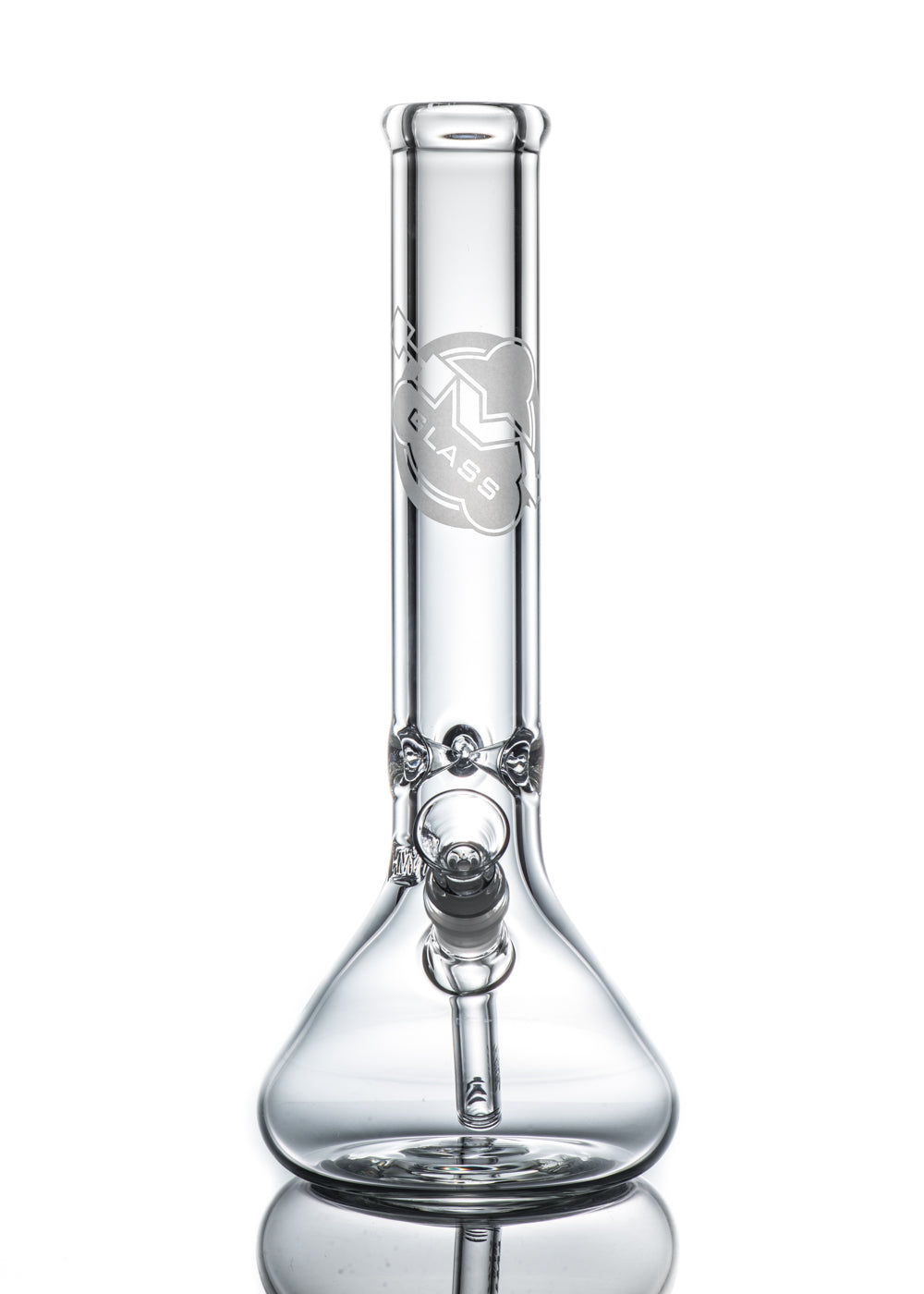 HVY 9mm 14" Beaker with Ground Joint in Clear Tube