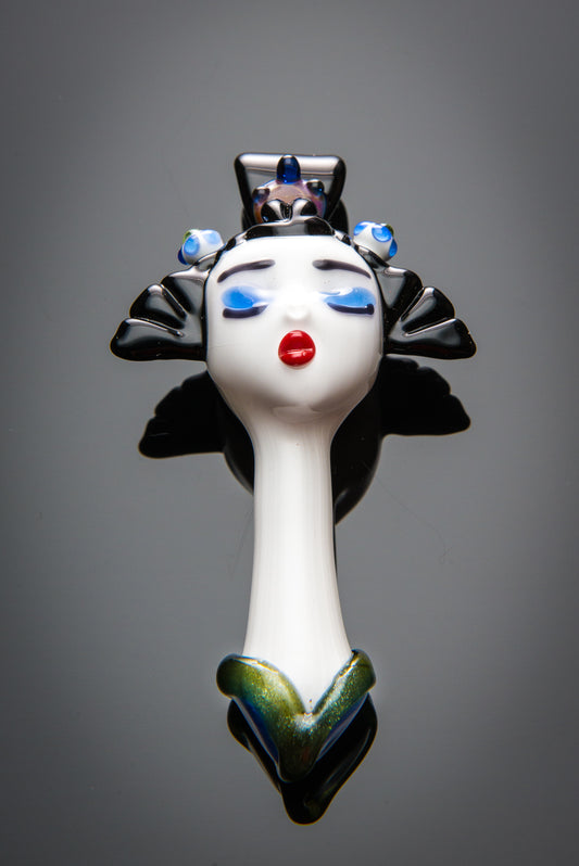 Blue Eyed Geisha Pendant by Phil Siegel
