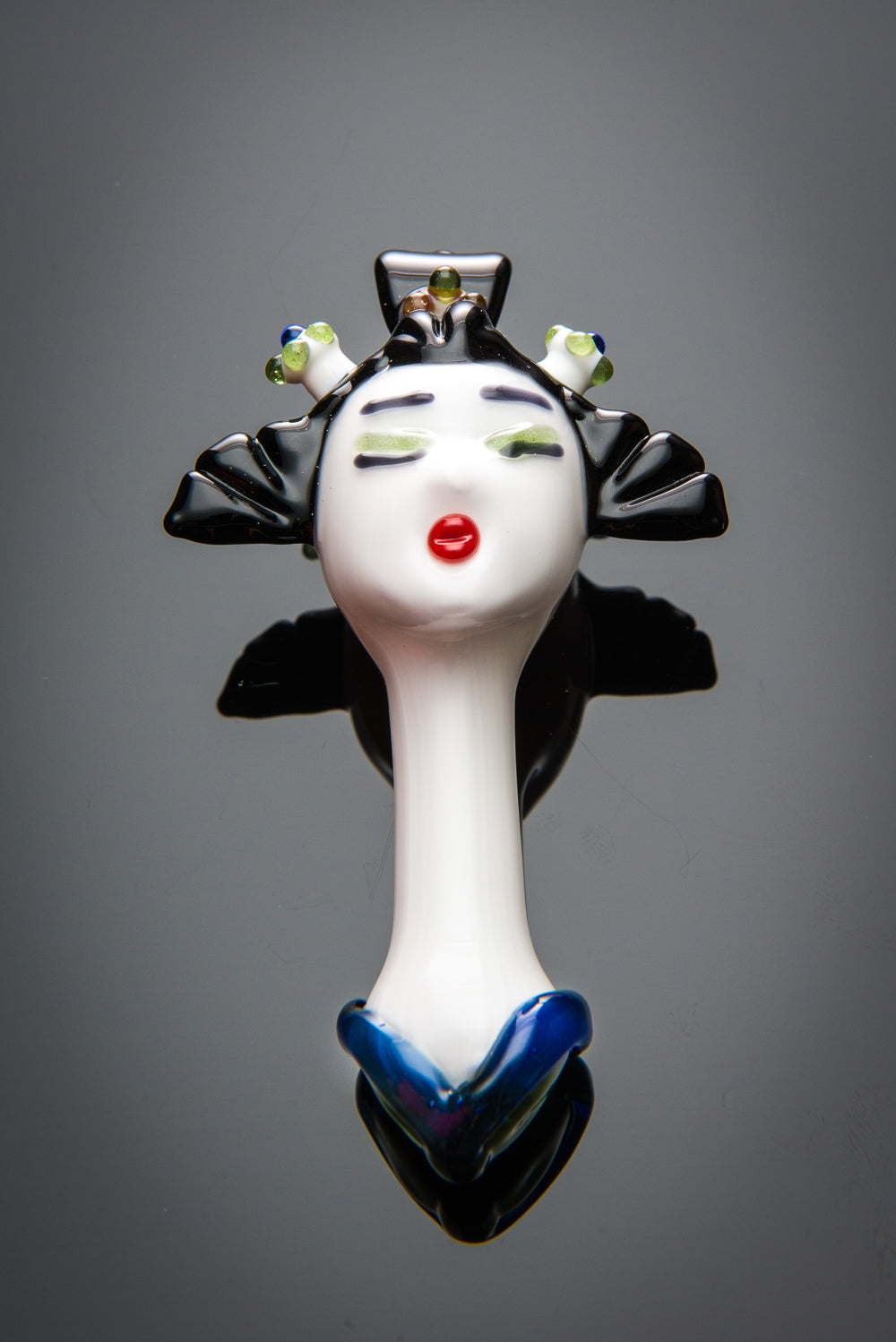 Green Eyed Geisha Pendant by Phil Siegel
