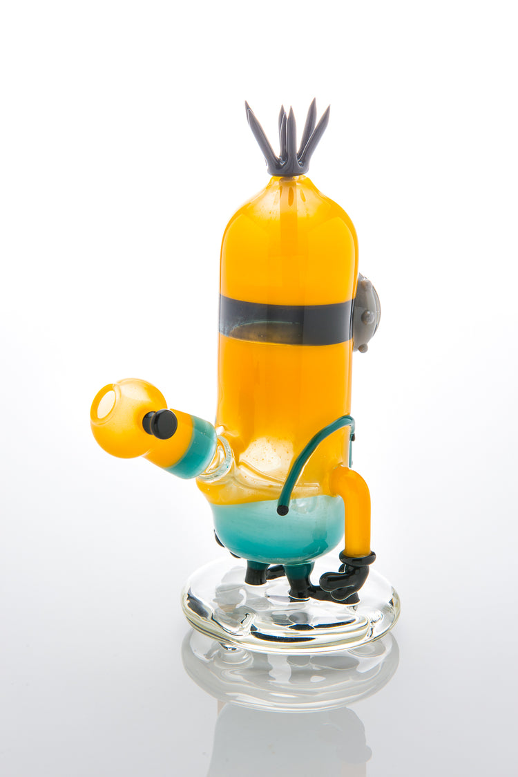 Minion with Hair Piece Dabber Rig by DOC
