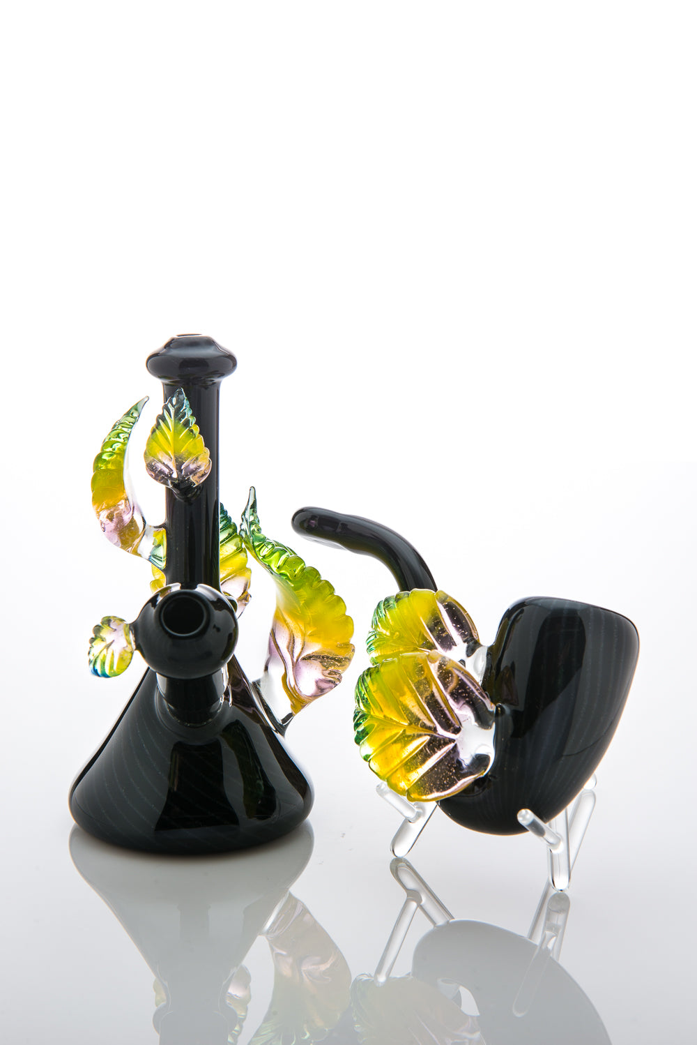 Black Mini Tube and Sherlock with Leaves Set by DOC