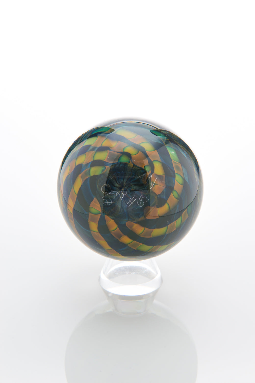 Large Fumed Marble with Backing #65 and Certificate of Authenticity by Freddy Faerron
