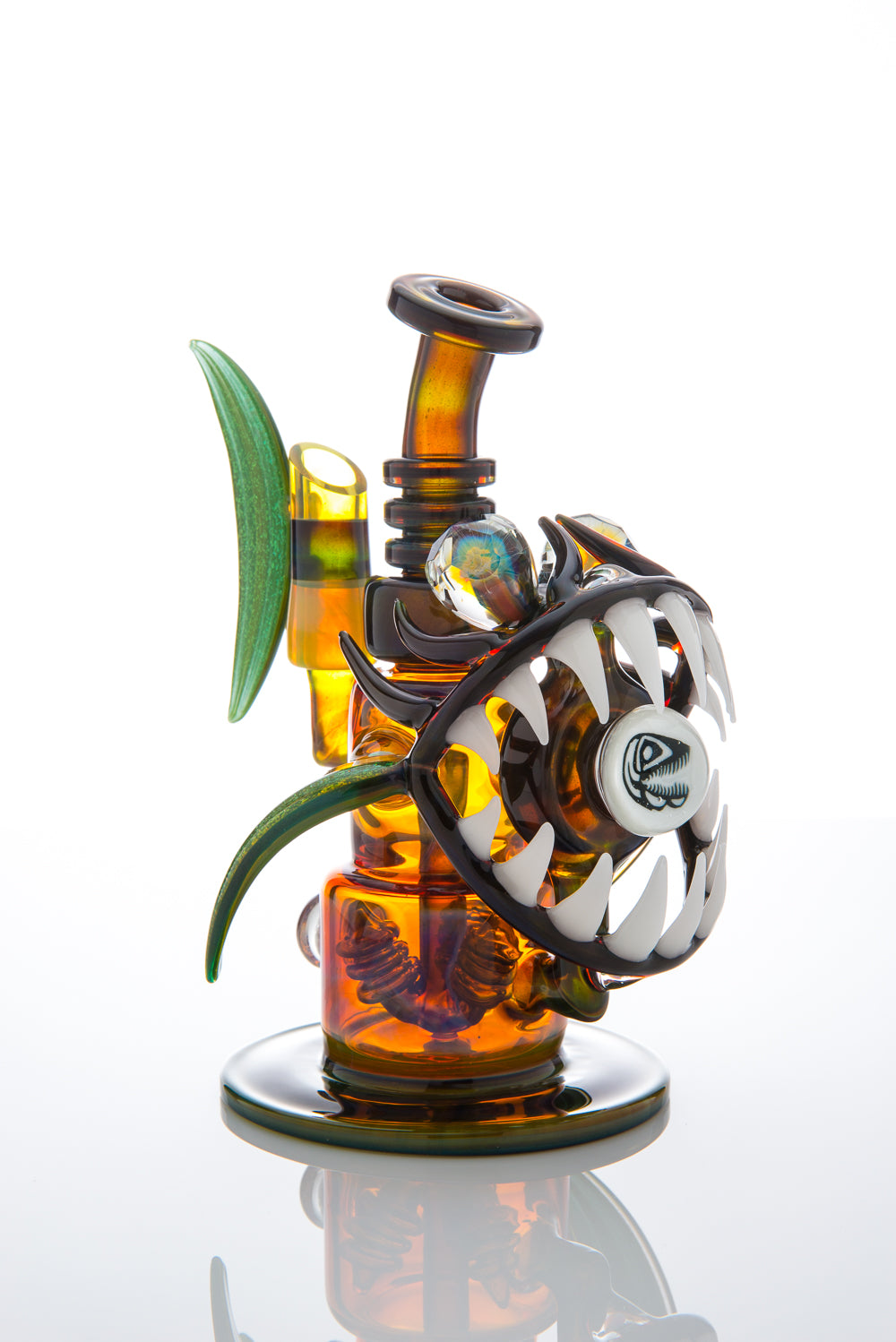 Ill Glass Alien Tech Fish Flux Cycler Collaboration with Jason Lee, Buck, Darby, and Adam G.