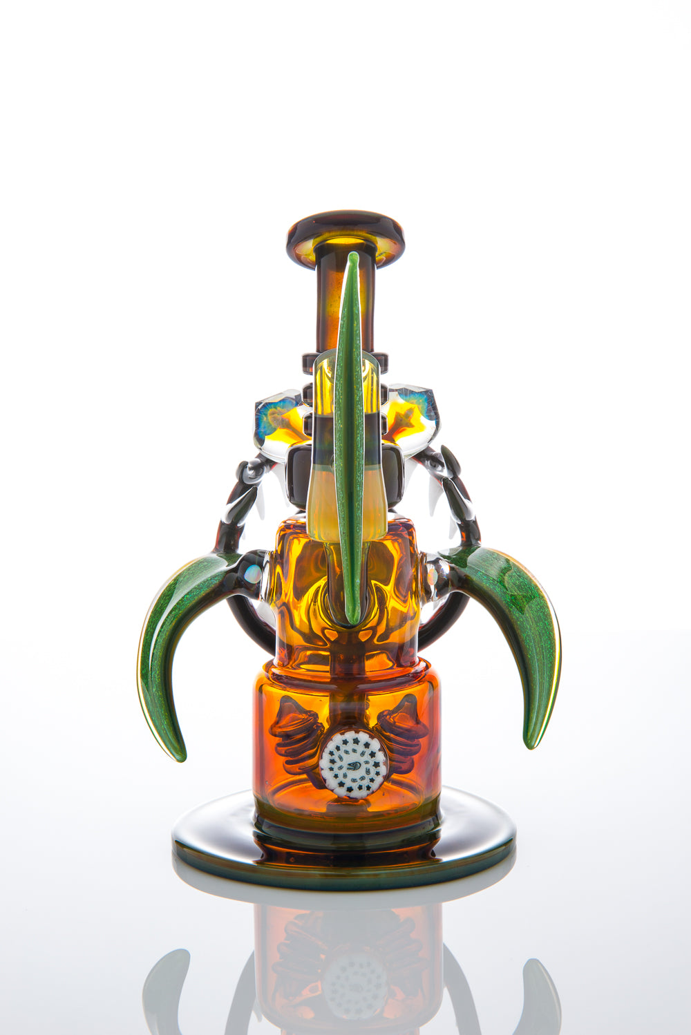Ill Glass Alien Tech Fish Flux Cycler Collaboration with Jason Lee, Buck, Darby, and Adam G.