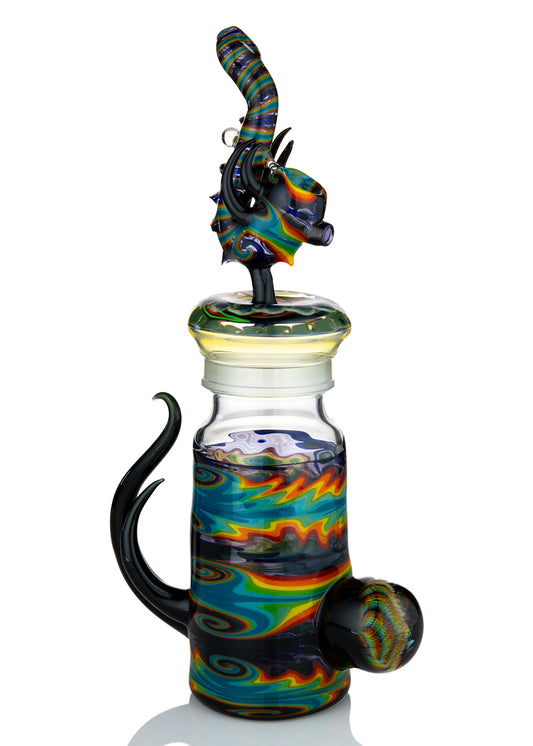 Custom Rainbow Jar with Removable Sherlock Lid by Freeek