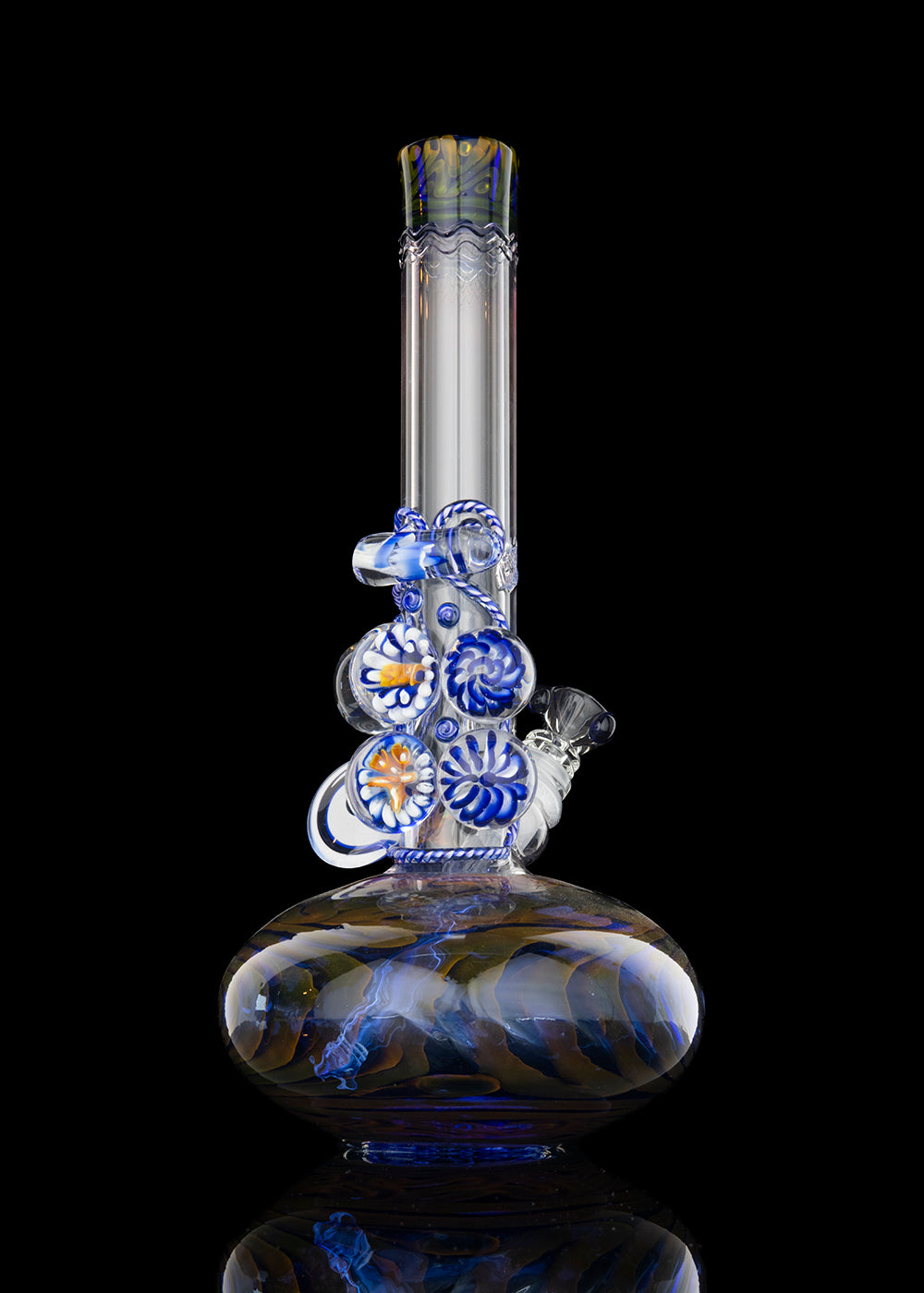 HVY Mini Atlas 38mm Cobalt Coiled with 7 Marbles Tube