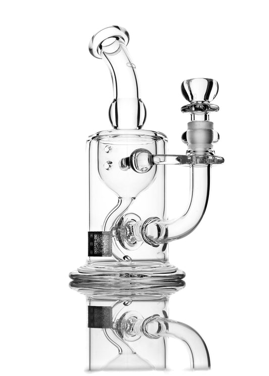 Mobius Recurve Incycler Vapor Bubbler with Crucible Carb Cap (Slide Not Included)