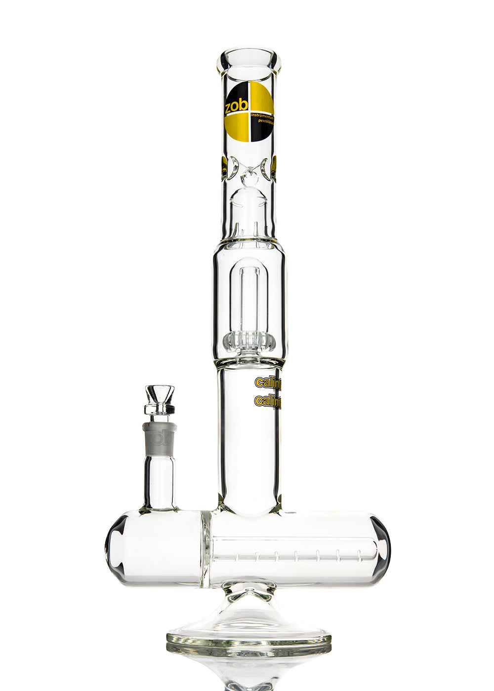 ZOB UFO Inline with Black and Yellow Checkered Circle Logo Tube