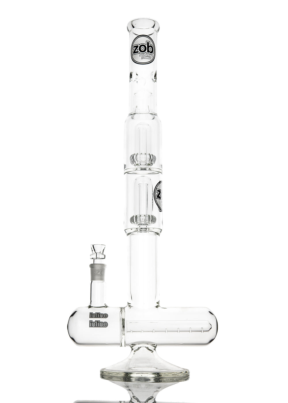 ZOB Double UFO Inline with White and Black Circle and Inline Logos Tube