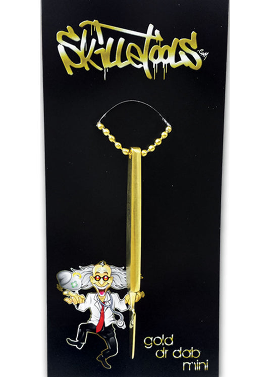 Skilletools Gold Dr. Dab Mini Key Chain Dabber