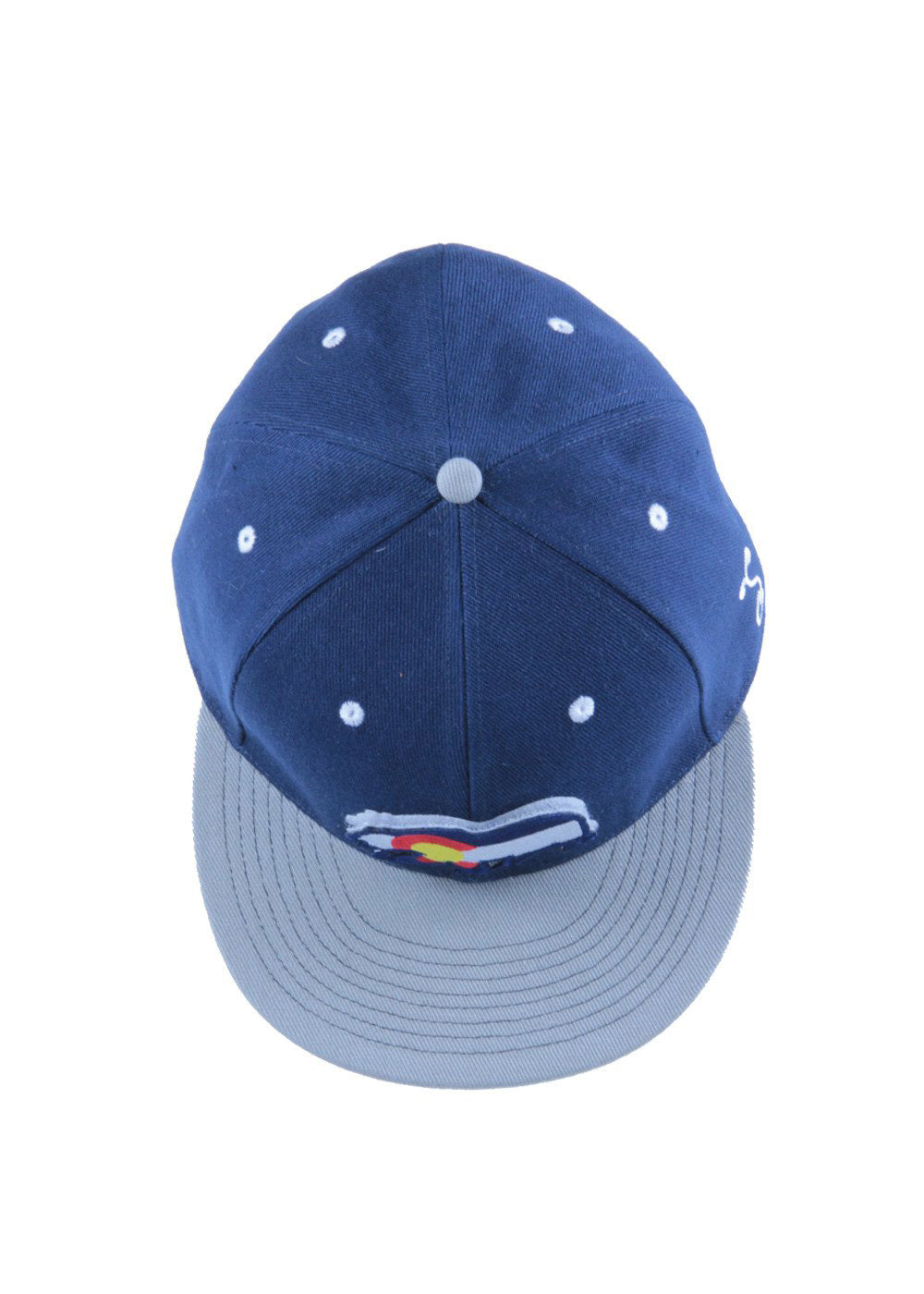 Grassroots Removable Bear Colorado Flag Fitted Hat